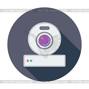 Web cam icon - vector image