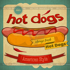 Hot Dogs - vector clipart