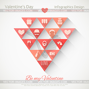 Valentines Card - vector clipart