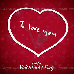 Happy Valentines Day - vector clipart