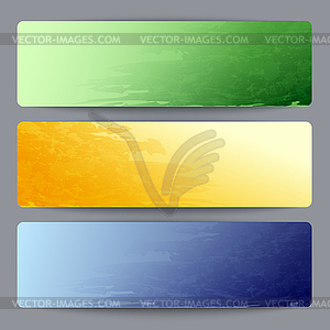 Banner templates - vector image
