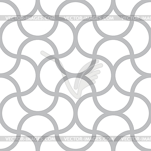 Seamless pattern - simple geometric lines square - royalty-free vector clipart