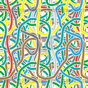 Seamless pattern - continuous color stripes like - vector clip art