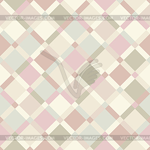 Seamless pattern - geometric pastel color modern - vector clip art