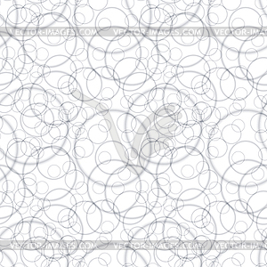 Seamless pattern - geometric chaotic circular light - vector image