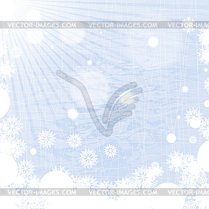 Winter background - vector clipart