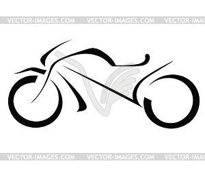 motorcycle clip art silhouette