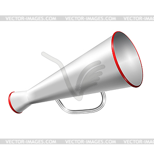 Realistic horn - vector clipart