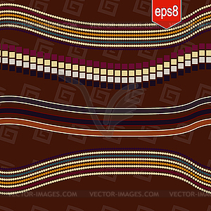 Seamless pattern with circles - vector clip art