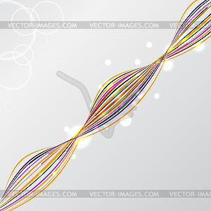 Abstract background with spiral - vector image