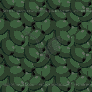 Seamless texture with olives - vector clipart