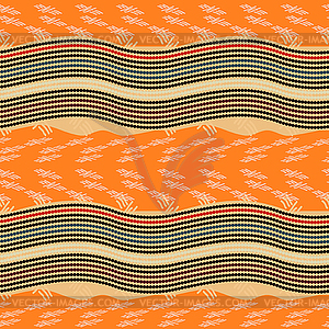 Seamless pattern with circles - vector clipart