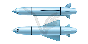 Сruise missile - vector image