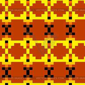 Seamless pattern with Mexico drawing - vector clipart