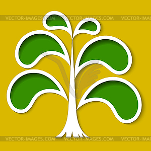 Infographic Templates tree for Business - vector clipart