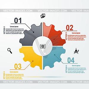 Set of infographic - vector image