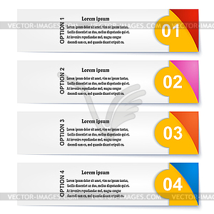 Banner for infographic - vector clipart