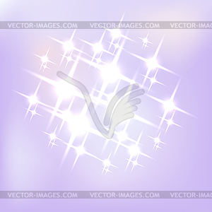 Abstract purple background with flares - vector clipart