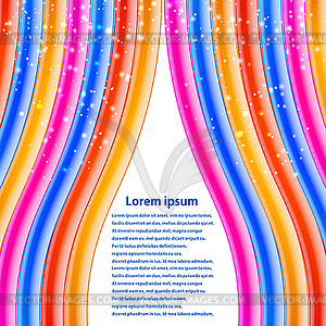 Geometric bright wire frame. illustra - vector image