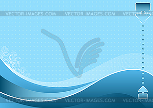 Abstract blue background - vector image