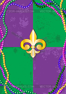 Mardi Gras background - vector EPS clipart