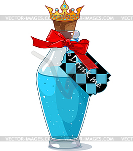 Drink me bottle - vector image