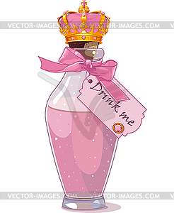 Drink me bottle - vector image