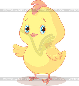 Пасхальный цыпленок - изображение в векторном виде