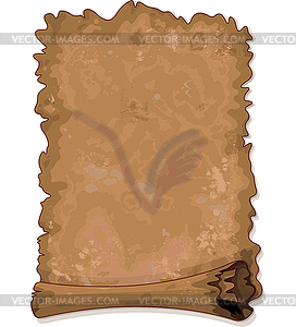 Old vintage scroll - vector clipart