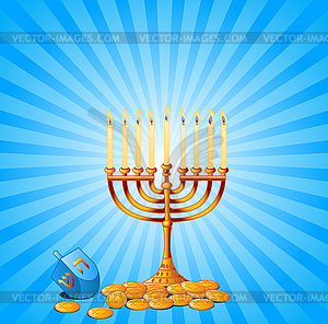 Hanukkah Background - vector image