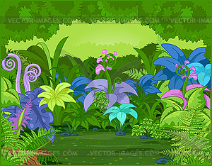 Jungle Landscape - vector image