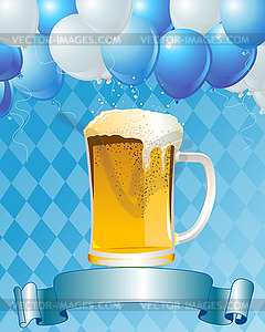 Oktoberfest Celebration Background - vector image
