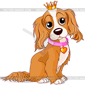 Royalty dog - vector clipart
