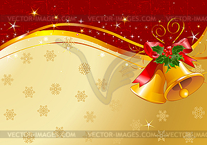 Christmas bells design - vector image