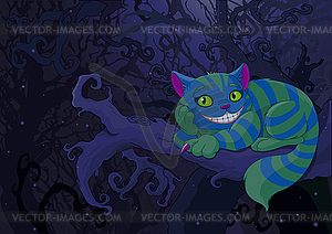 Cheshire Cat - vector clipart