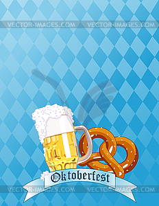 Oktoberfest Celebration Background - vector EPS clipart