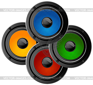 Audio speakers - vector image