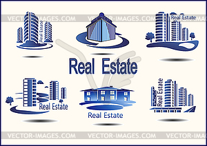 Set of vector icons Real Estate - vector clipart