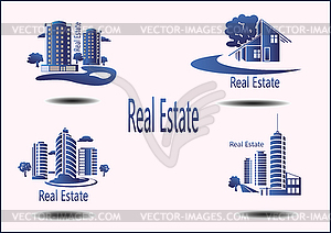 Set of vector icons Real Estate - vector clip art