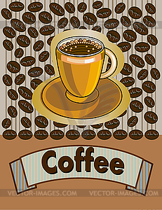 Banner for restaurant and cafe - color vector clipart