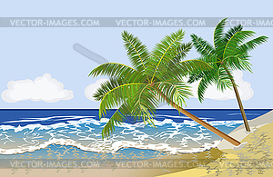 Summer vacation and travel design - vector image