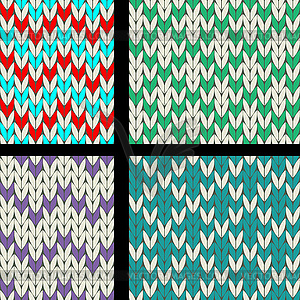 Knit pattern - vector image