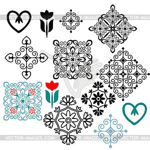 Decorative elements - vector image