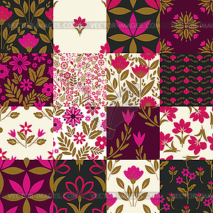 Seamless patterns - vector image