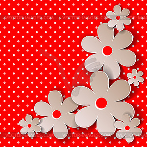 Floral background - vector clipart