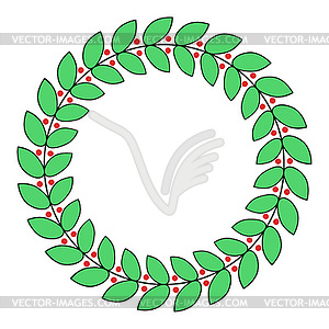 Foliage frame - vector clipart / vector image