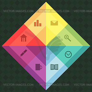 Navigation panel - vector image