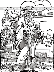 Saint Jacob - vector image