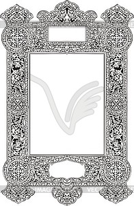 Detailed antique decorative flourish frame - vinyl EPS vector clipart