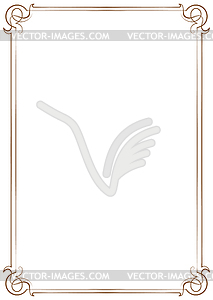 Vintage frame - vector image